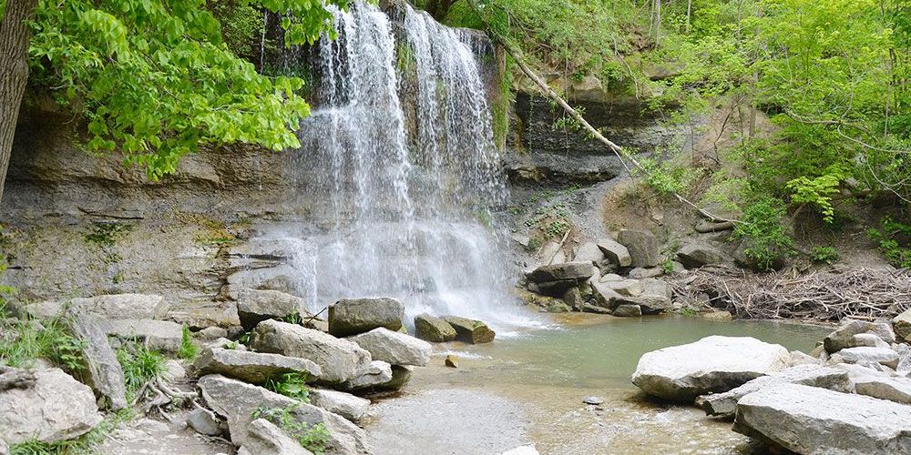 A file photo of Rock Glen Falls at Rock Glen Conservation Area, Arkona.