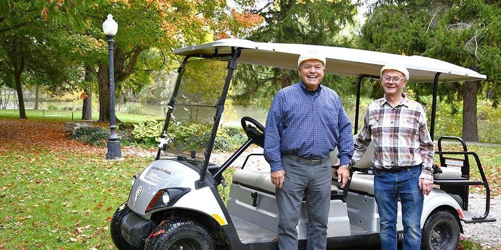The Trail Mobile is only possible thanks to donors and volunteer drivers like Jim Hayter and Norm Eckel.